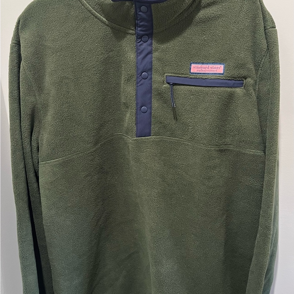 Vineyard Vines Green Lightweight Shirt Jacket